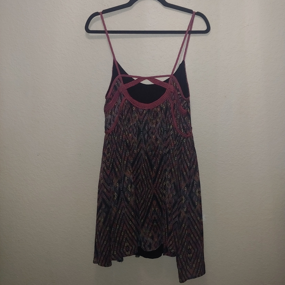 Free People Multicolor Patterned Mini Dress - Picture 3 of 5